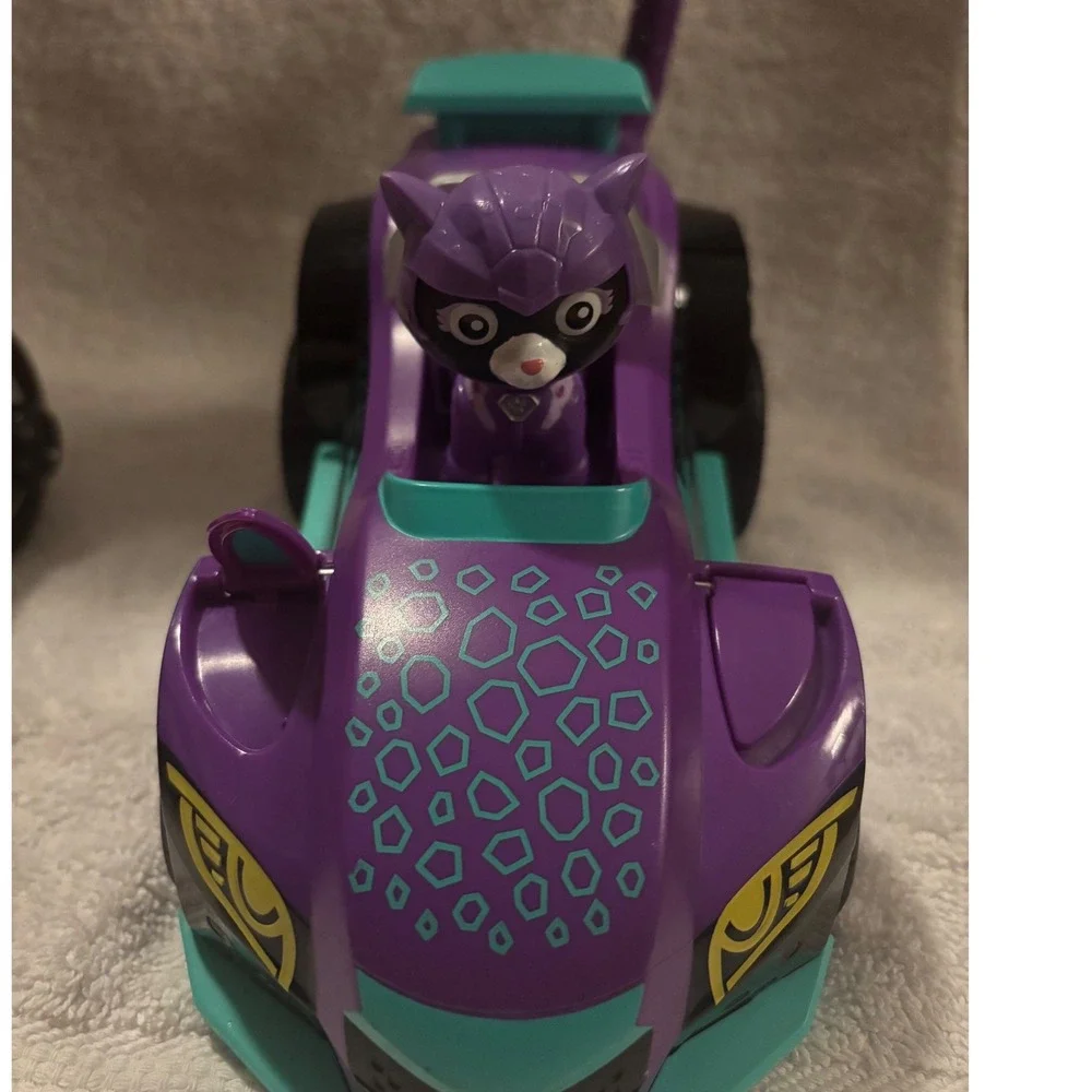 Paw Patrol Cat Pack HTF Wild Leo Shade Transforming Vehicle Figure Lot of 3